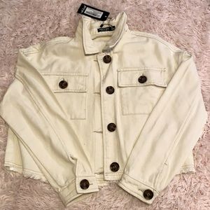 Off White Denim Utility Jacket